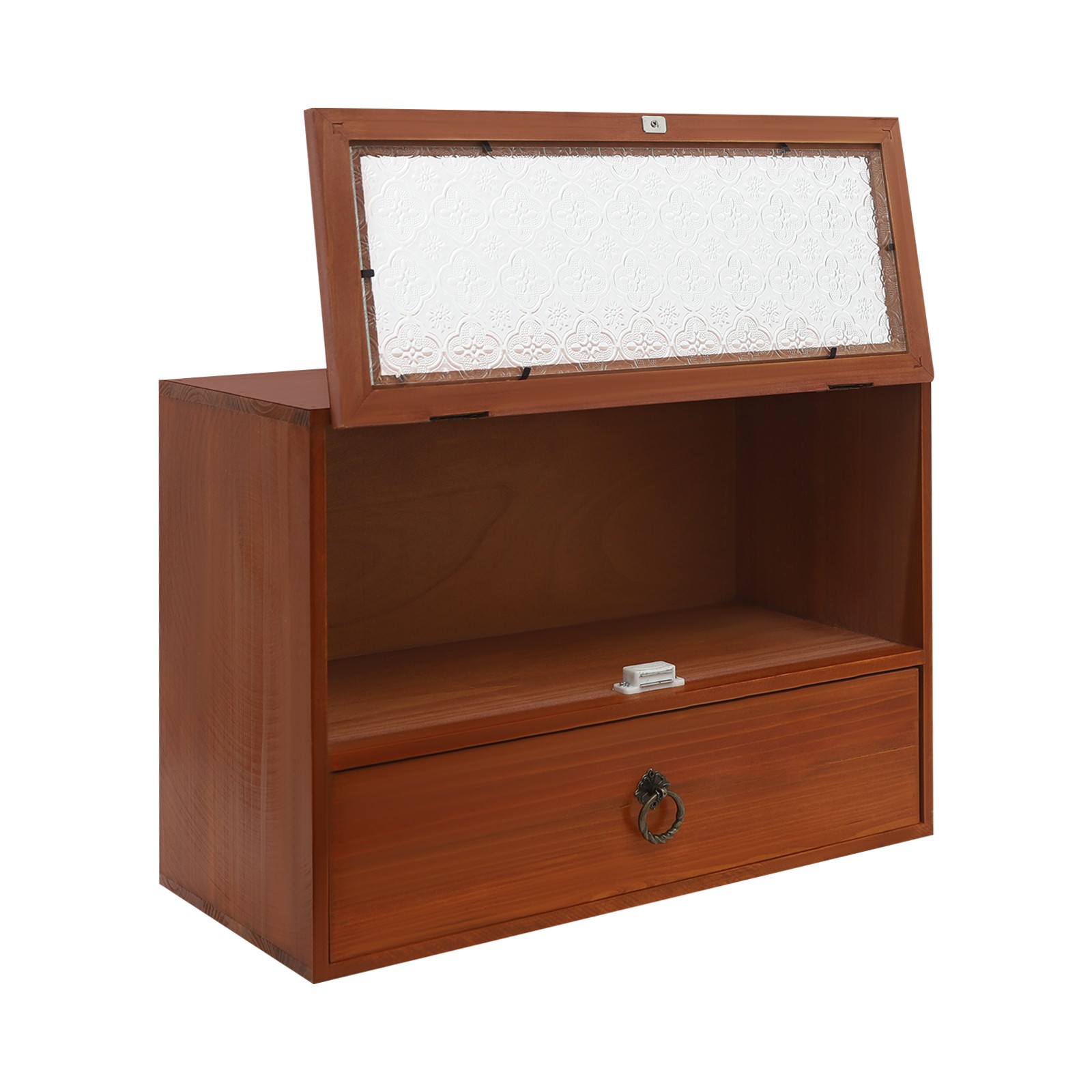 2-Tier Storage Drawer Box Cabinet for Desk – Organizing Unit for Kitchen Counter