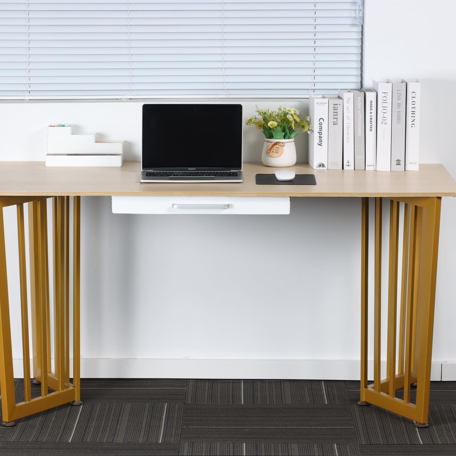 Osteed Under Desk Drawer White 21 4 Divider Trays Under Shelf Pencil Drawer