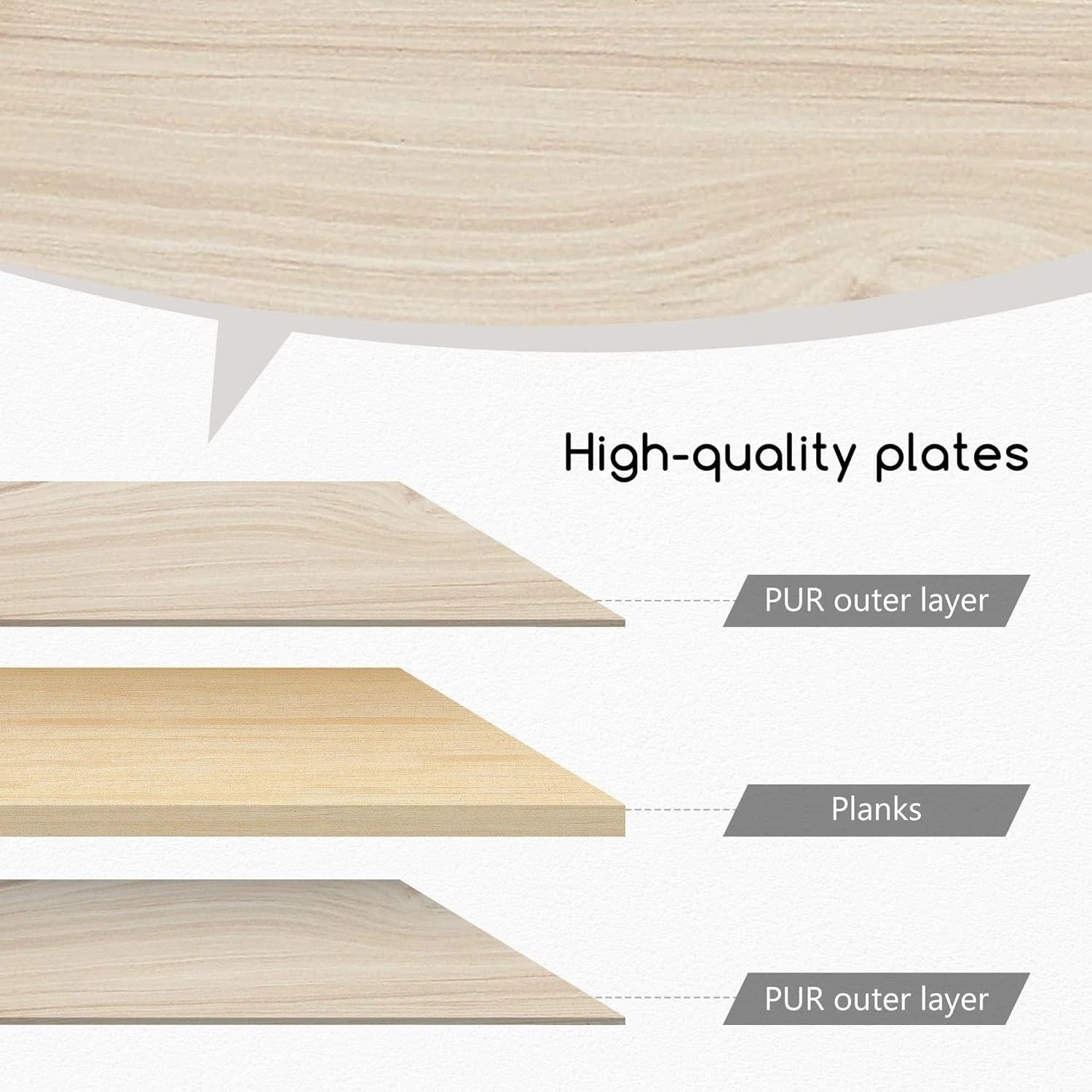 Adjustable Desktop Organizer – Stylish White Wood Mini Bookshelf for Office