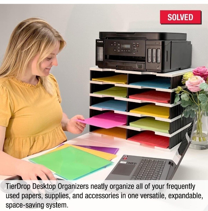 Ultimate Office TierDrop Literature Organizer/Forms Mailroom Classroom…