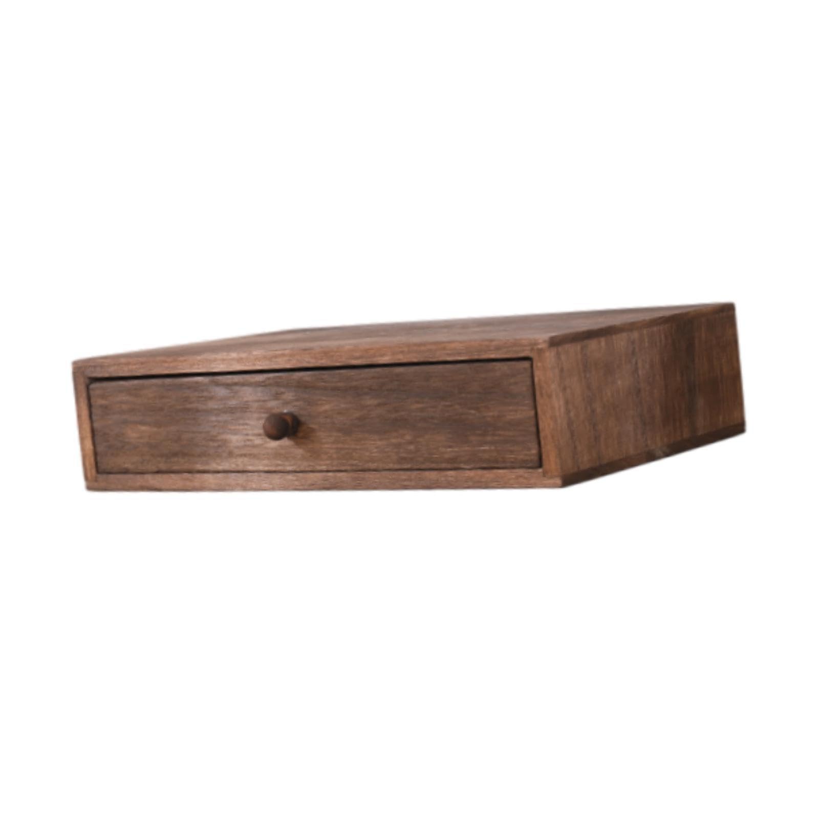 IEUDNS Wood Desktop Organizer Office Supplies 10.24inchx7.09inch, 1 drawer