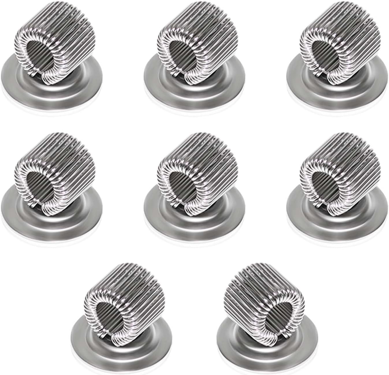 8 Pcs Manganese Steel Pen Holder Clips Self Adhesive Pencil Organizer with