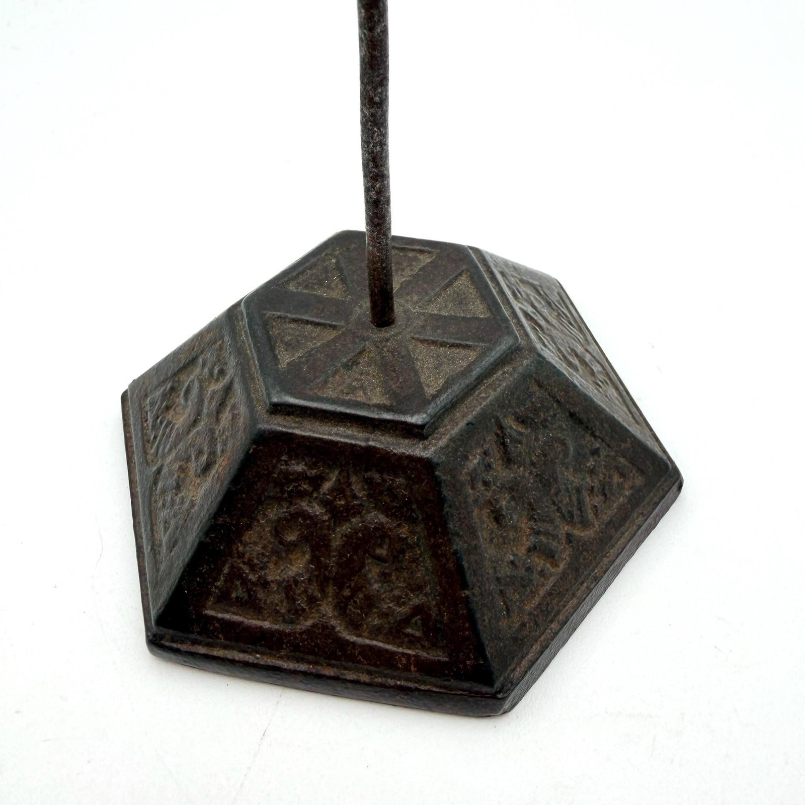 Cast Iron Receipt Spike: Vintage General Store Decor (5.5″ x 3″)