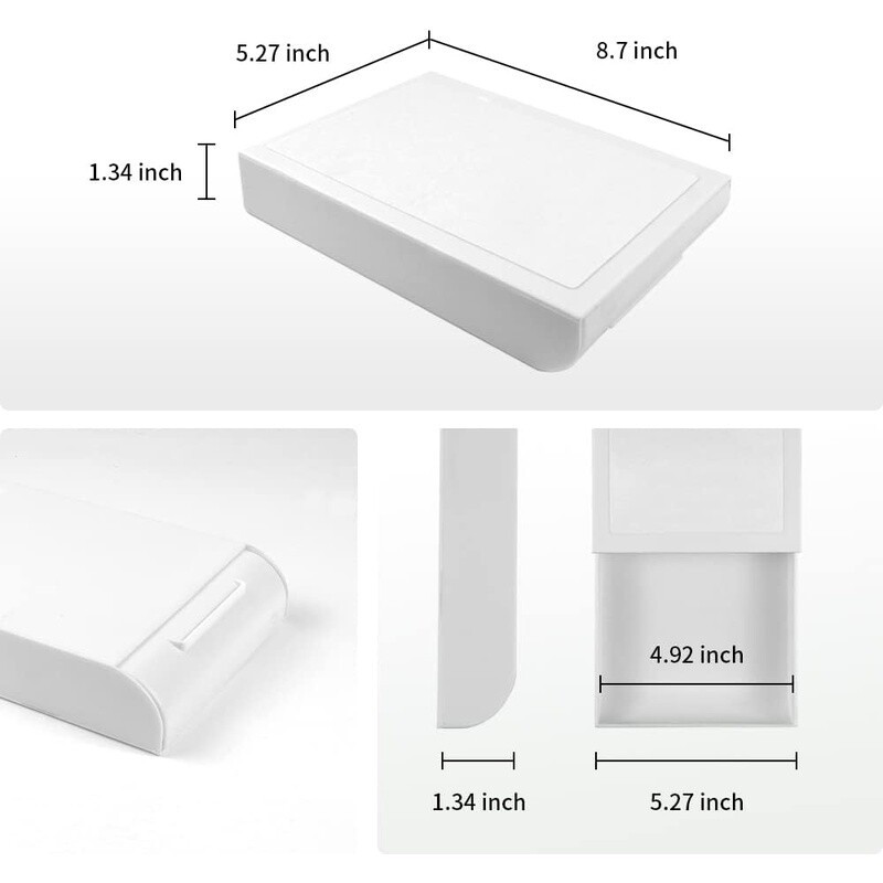Under Desk Drawer Organizer 2 Pack Slide Out Pencil Holder Space Saver Storage