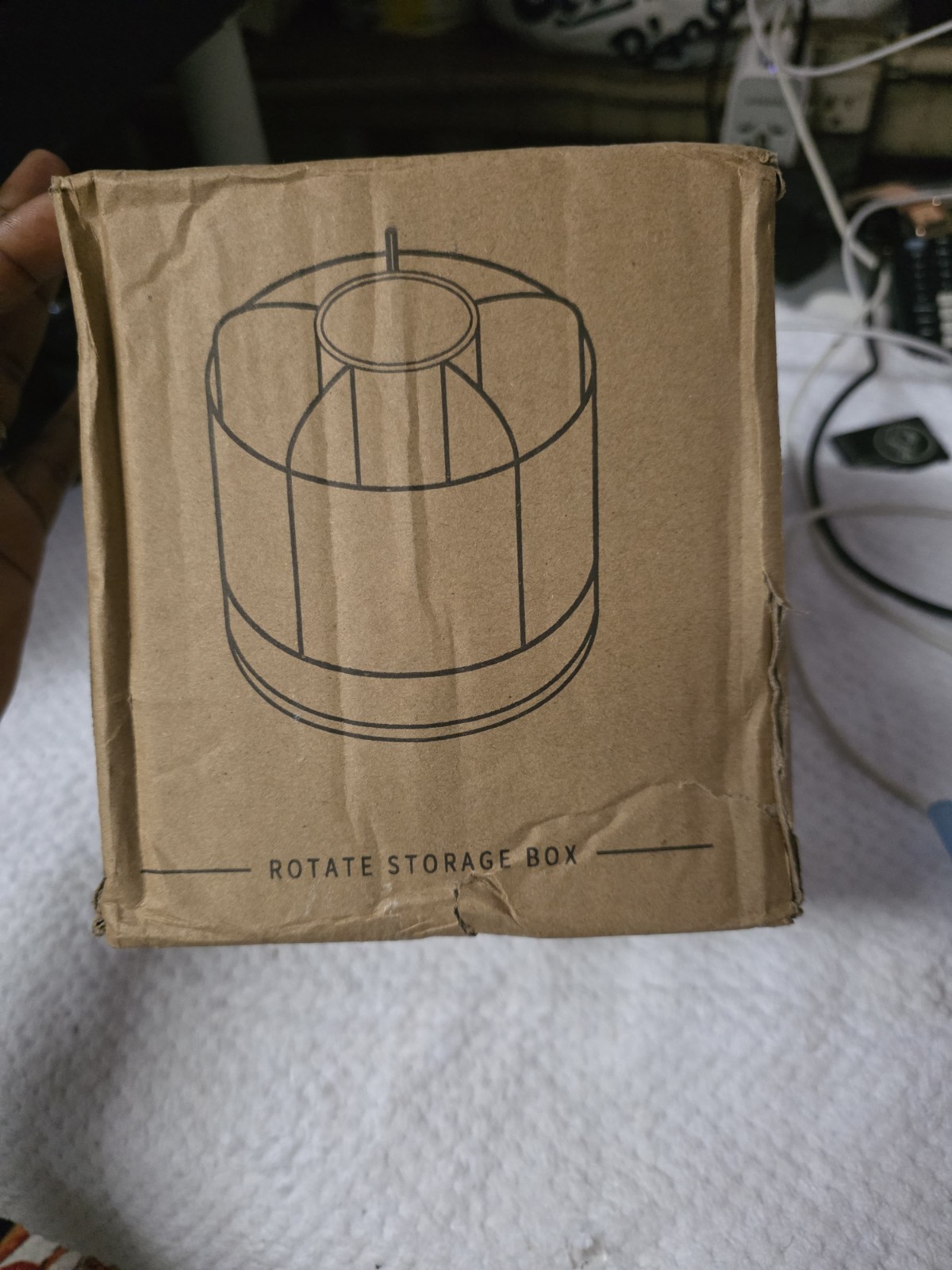 Rotating Storage Box Model W2026