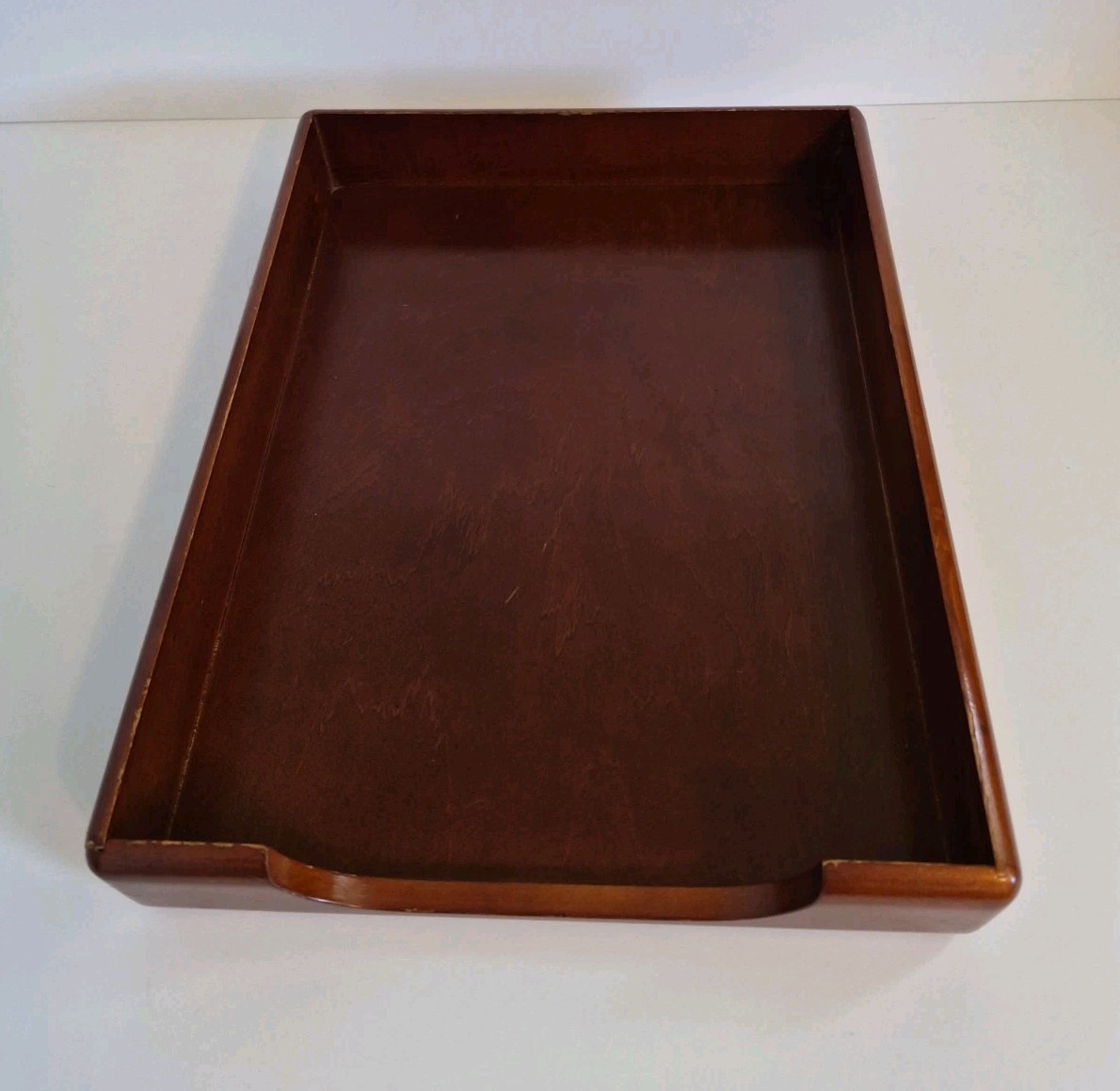 Eldon Cherry Wood Letter & Desktop Tray 10×13 Inch