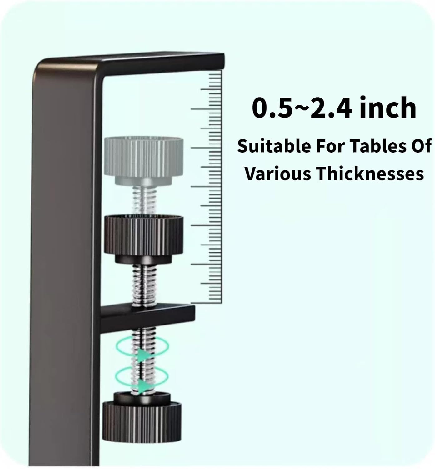 INLDY under Desk Drawer, Desk Side Storage, Hanging Desks Organizer, Clamp on Me