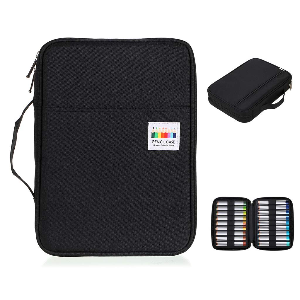 Portable Colored Pencil Case – Colored Pencil Organizer Holds 166 Pencils or …