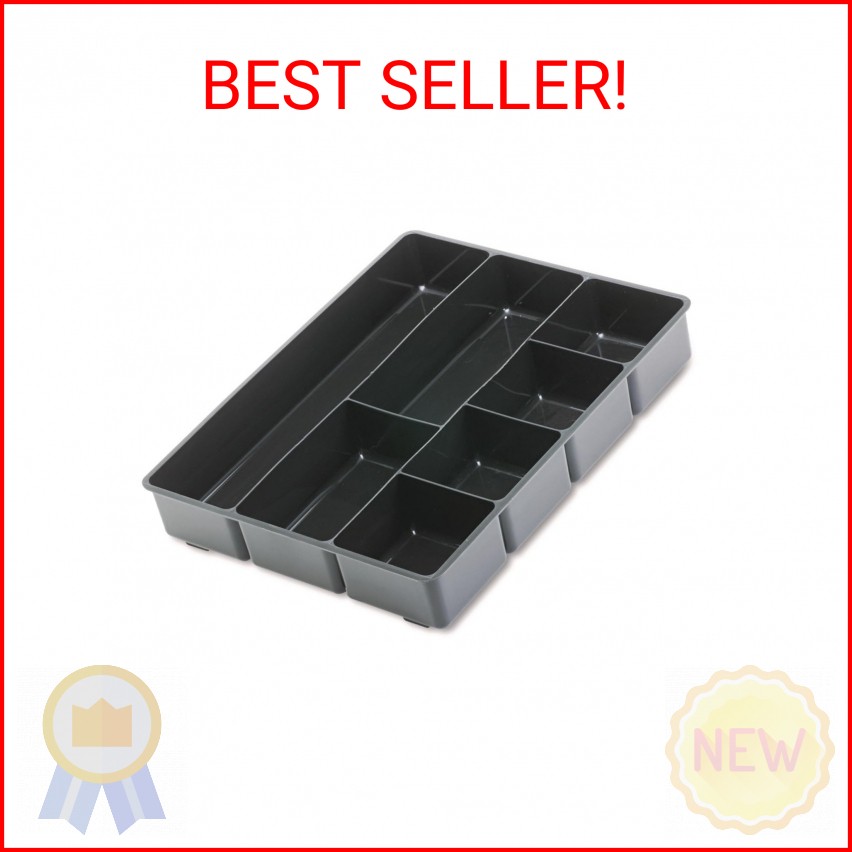 Rubbermaid Extra Deep Desk Drawer Director Tray, Plastic, 11.875 x 15 x 2.5 Inch