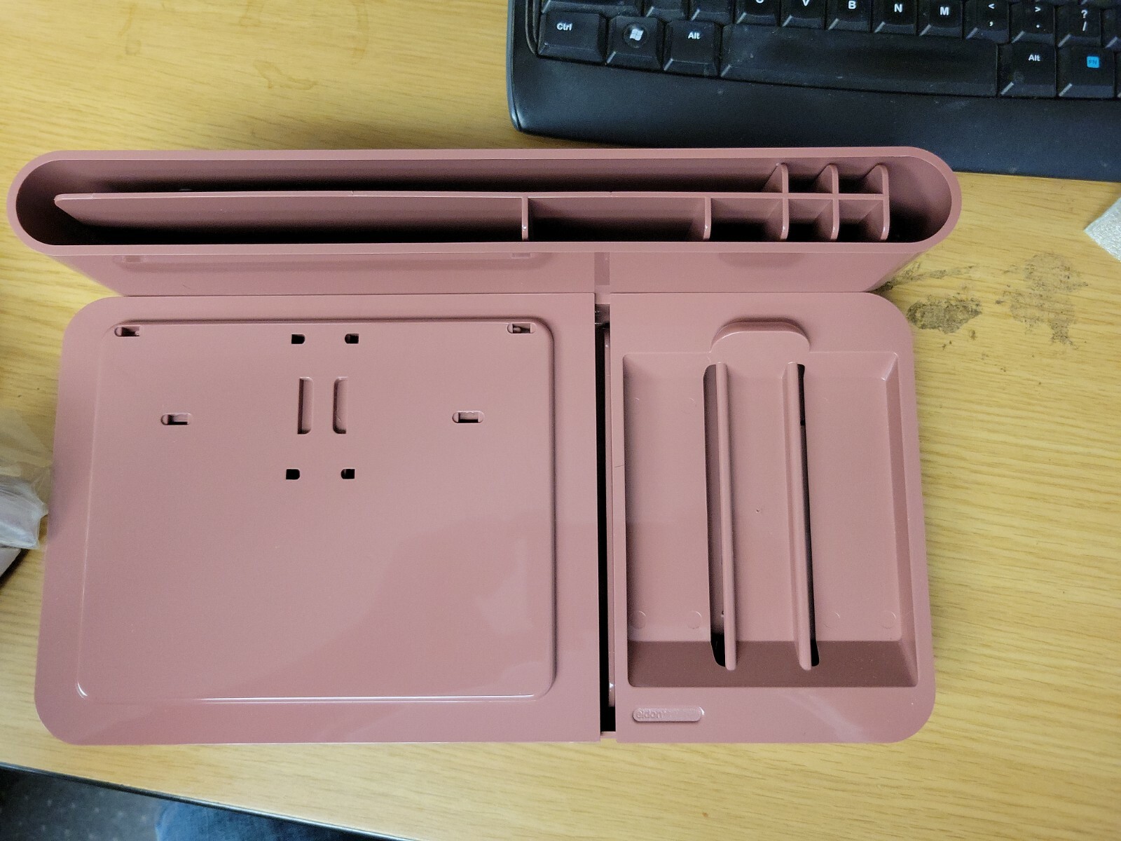 Eldon Image 1500 5 in 1 Desk Workspace Organizer Set for Home or Office Mauve!