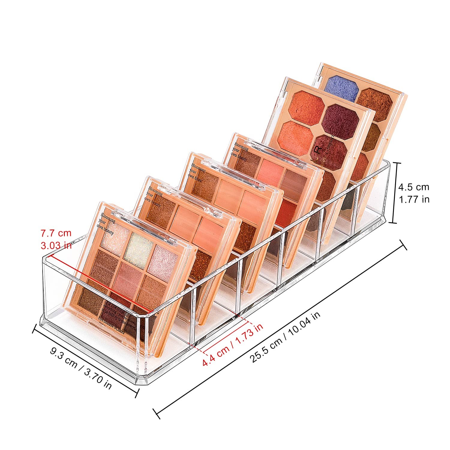 JessLab Acrylic Organizers, Bathroom Organizer for Drawer, Transparent