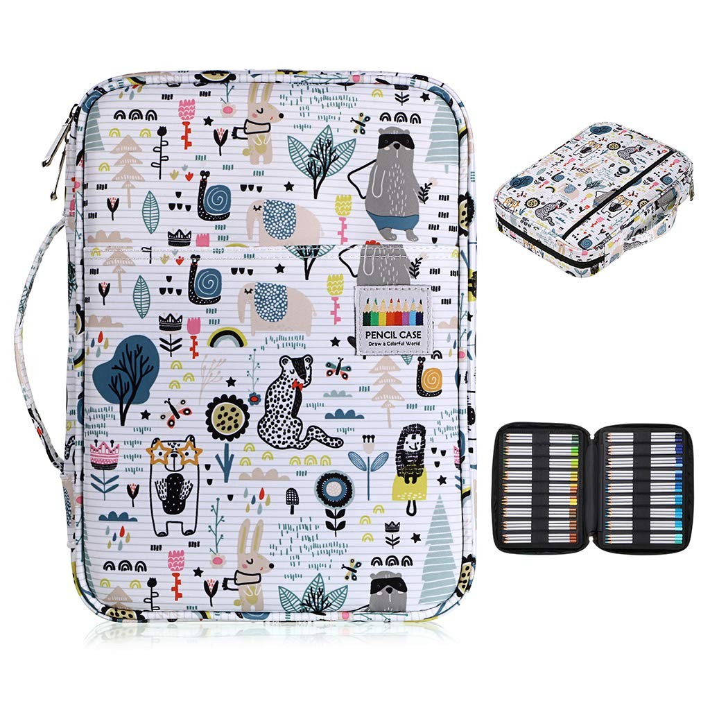 Portable Colored Pencil Case – Colored Pencil Organizer Holds 166 Pencils or …