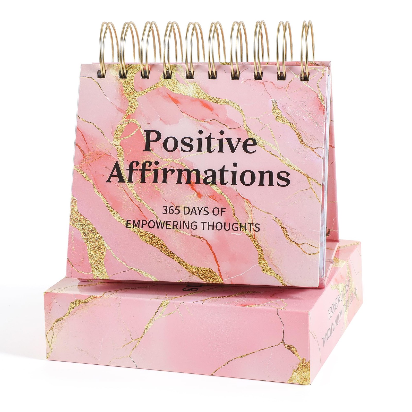 Daily Flip Calendar with Inspirational Quotes – Motivational Flowing gold