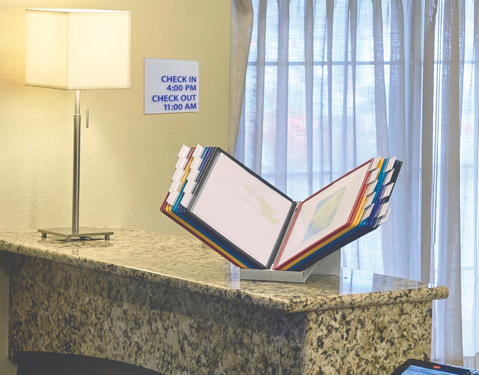 VARIO Desk Reference System 20 Panels Letter Size Assorted Colors Durable
