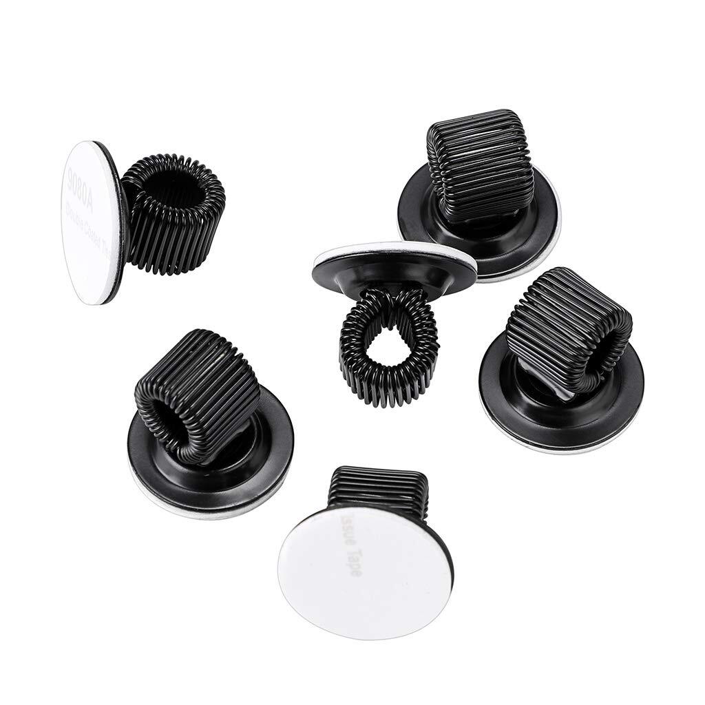 12 Pack Plating Pen Holder Clips Self Adhesive Pen Pencil 12PCSSmall Black