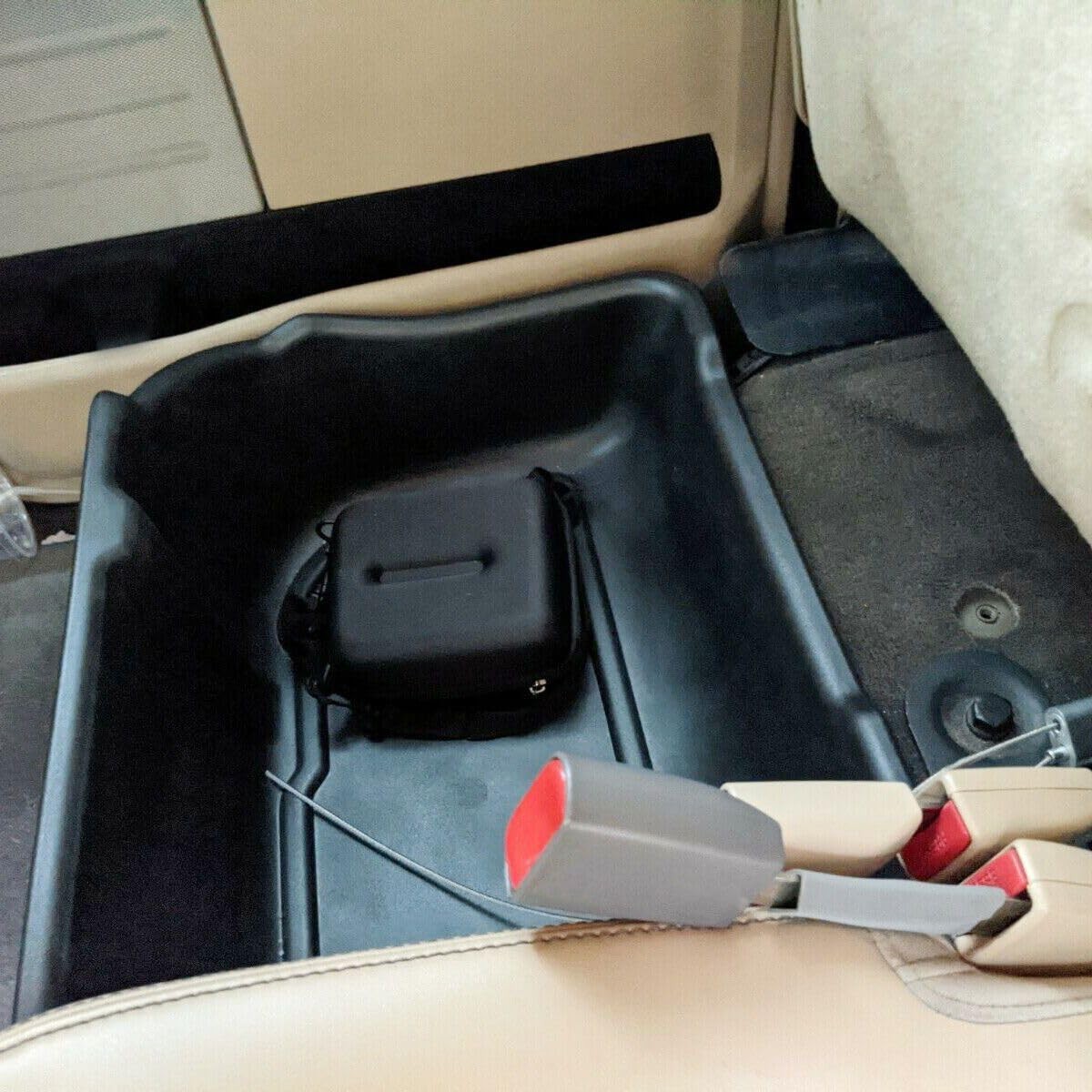 Ford F150 2009-2014 Super Crew Underseat Storage Box Plastic w/o Subwoofer