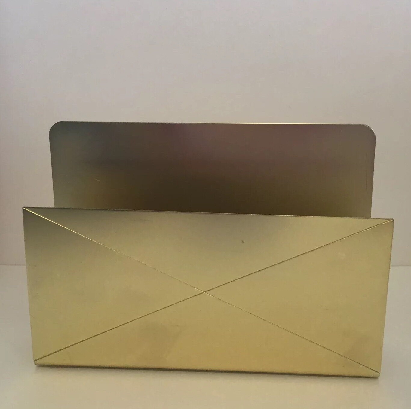 West Emory Brass Metal Desk Organizer Holder