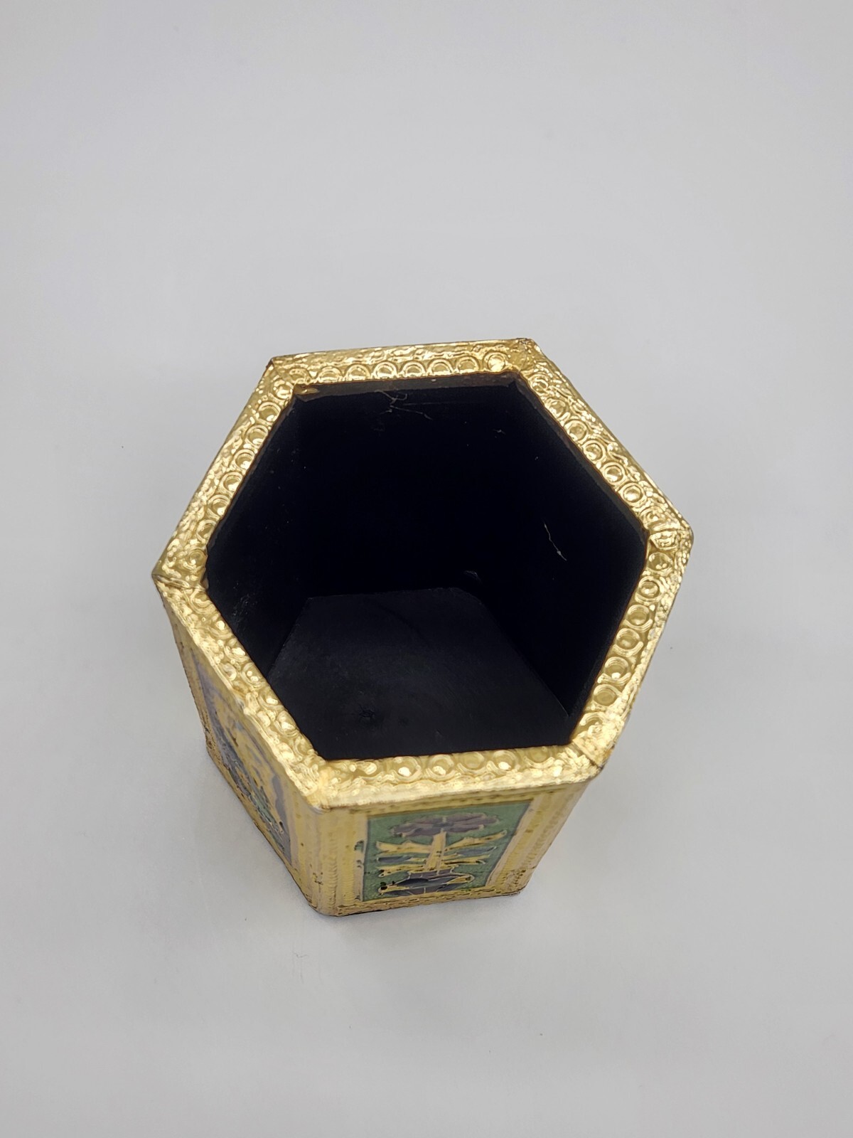 Handmade Golden Meenakari Pen Pencil Holder – Home Office Decor