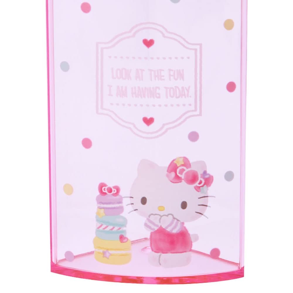 Sanrio 213110 Pink Plastic Hello Kitty Kitty Pen Stand 360 Degree Rotating Pe…