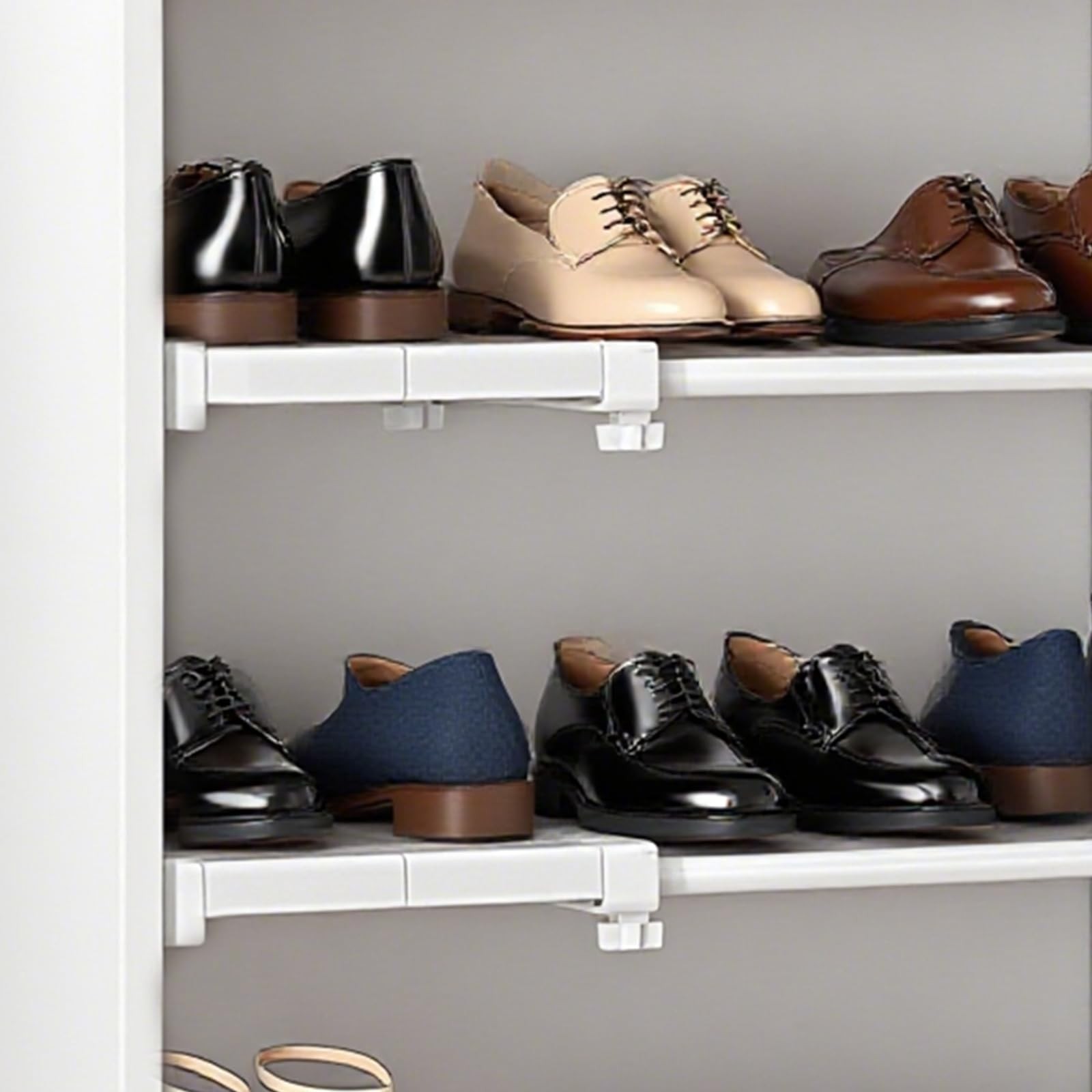 2 Pcs Locker Shelf Organizer – Adjustable Locker Divider Mate with 22 Lbs Str…