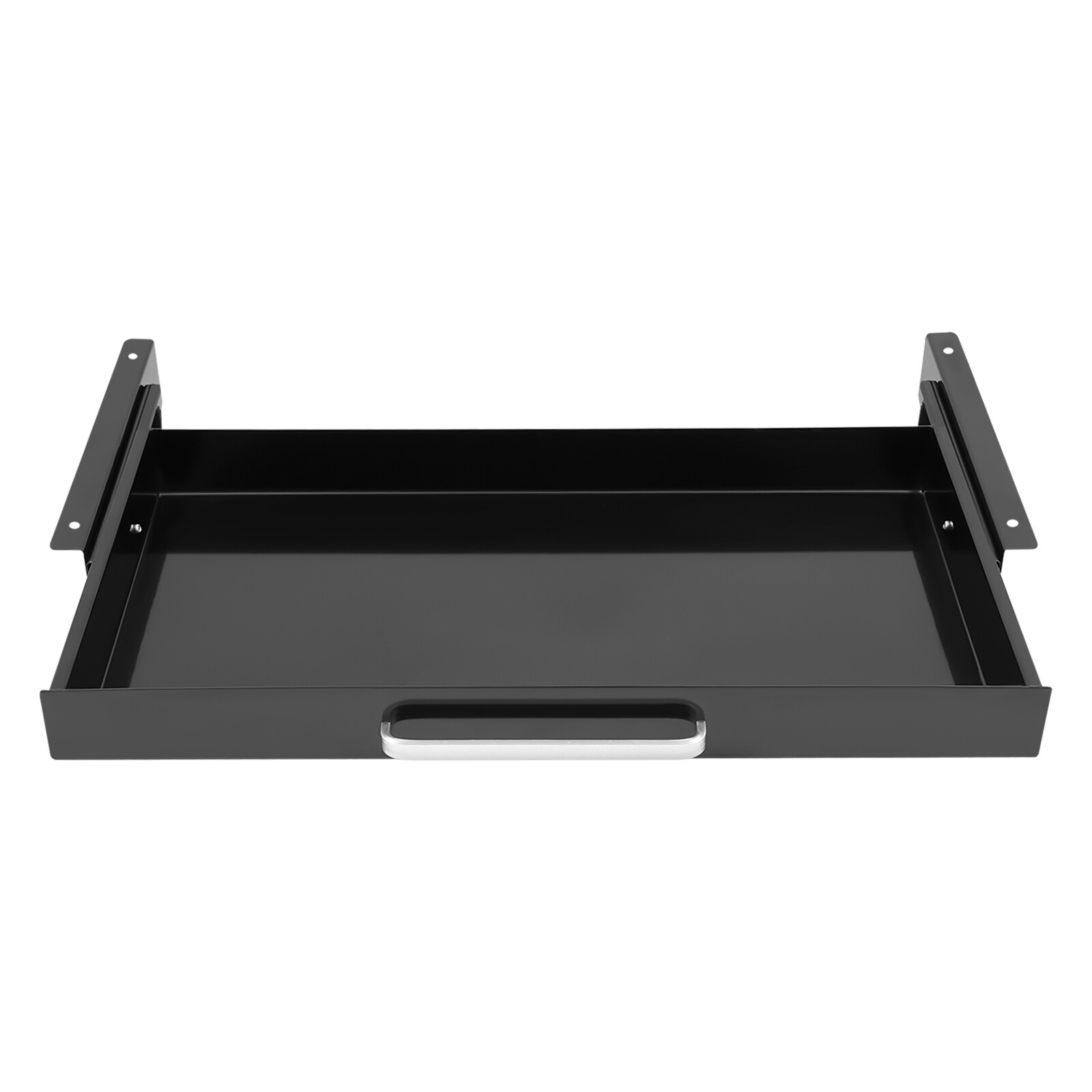 New 21.5″ Black Under Desk Mounted Sliding Pull-out Drawer For Standing Desks