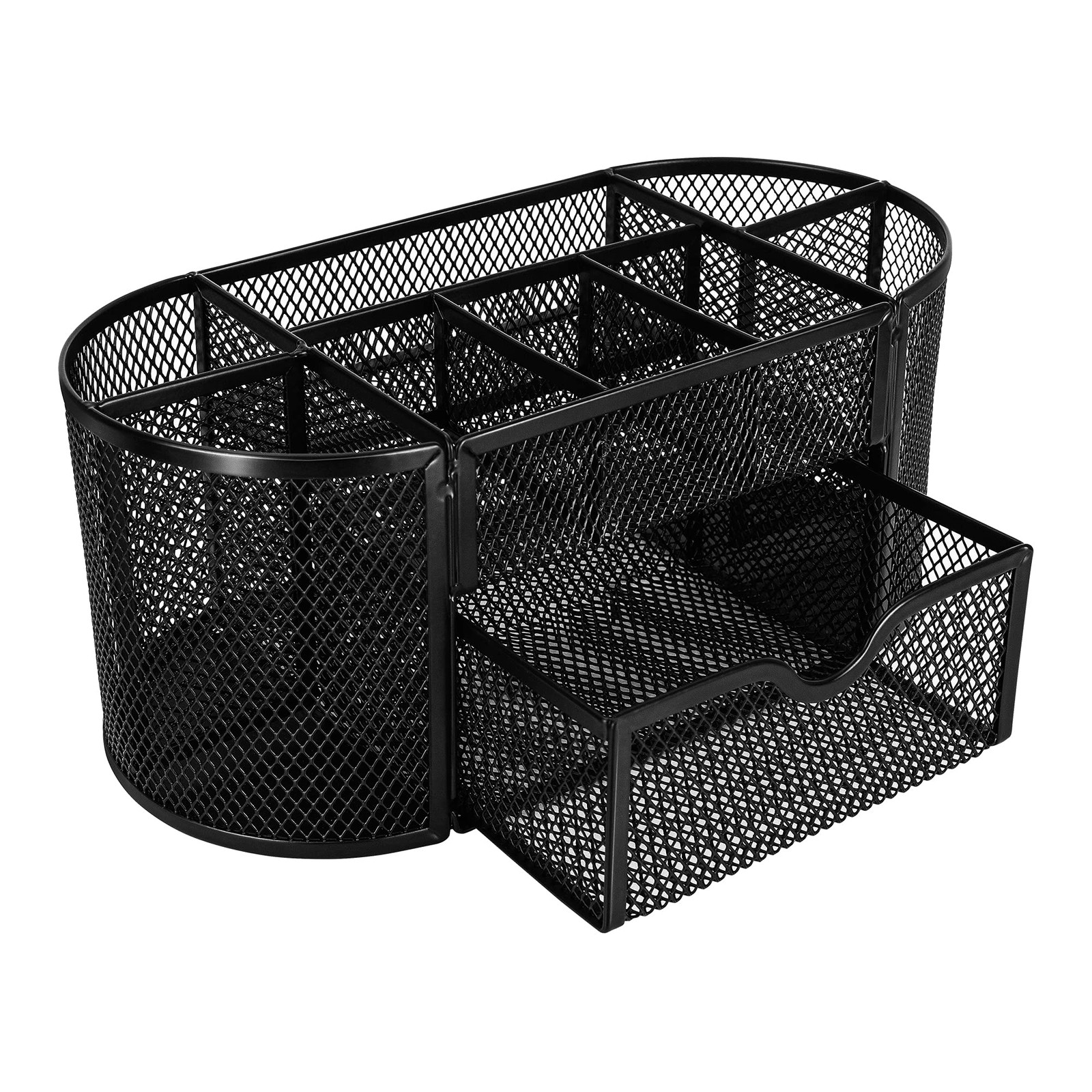 Pen Holder and Desk Organizer, Office Caddy Storage, Black