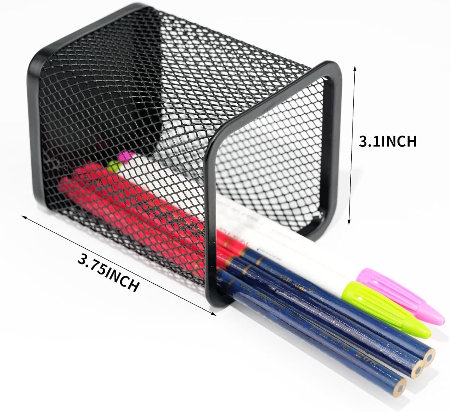 Pen Holder for Desk, Wire Mesh Pencil Cup Holder for Desk Organizer for Office