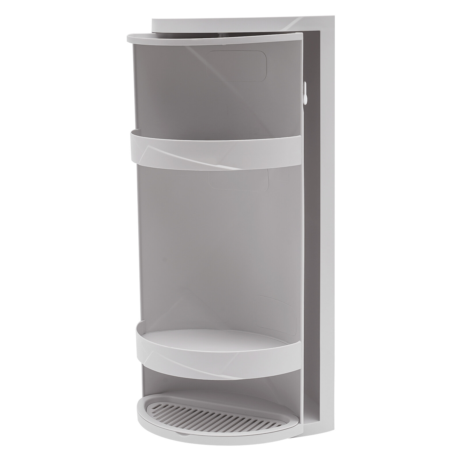3-Tiers Desktop Rotating Storage Rack Basket Organizer Shelf Kitchen Bathroom