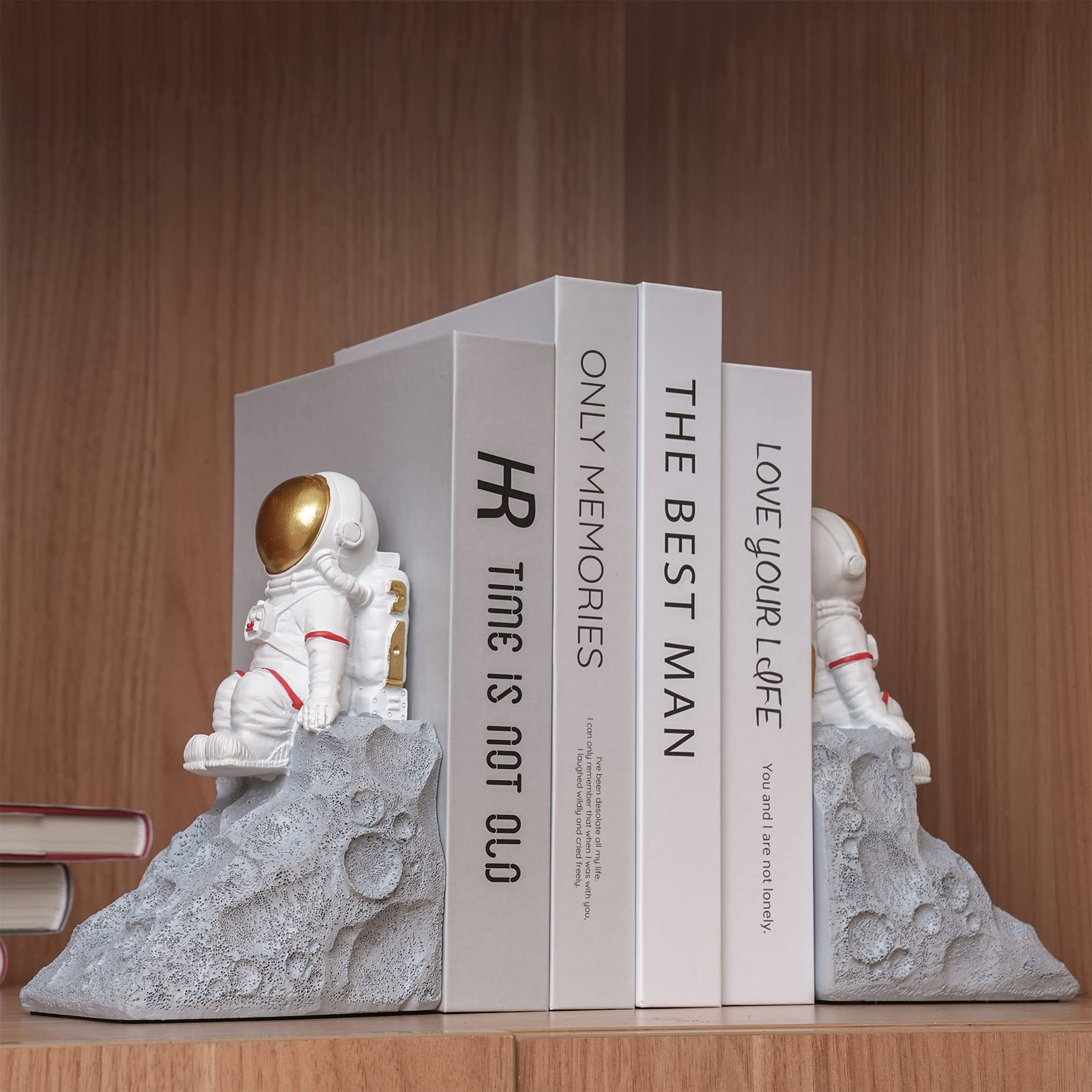 Astronaut Book Ends to Hold Books, Astronaut Decor, Space Themed Bedroom, Des…
