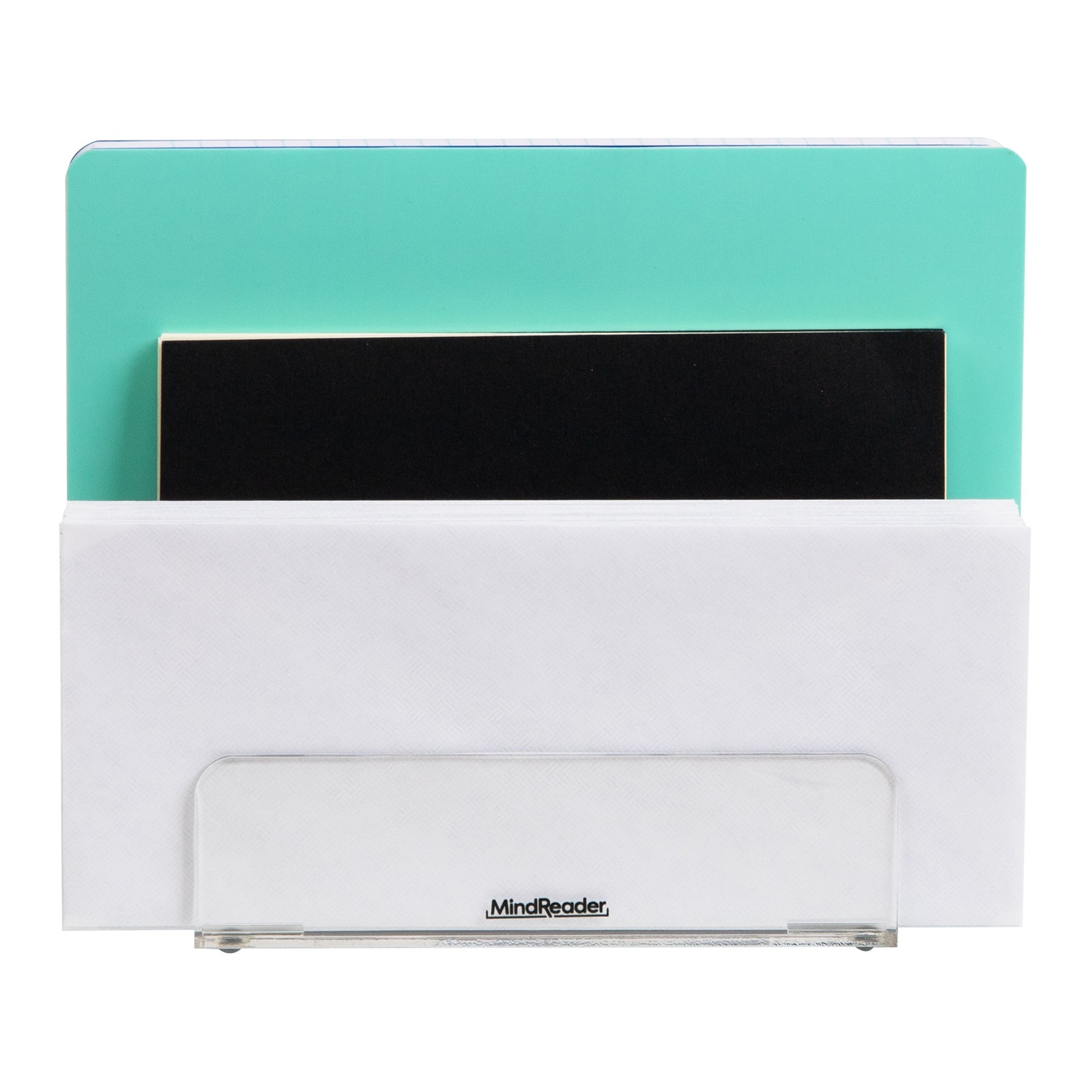 3-Tier Mail Sorter Desktop Organizer Mail Organizer Modern Office Acrylic Clear