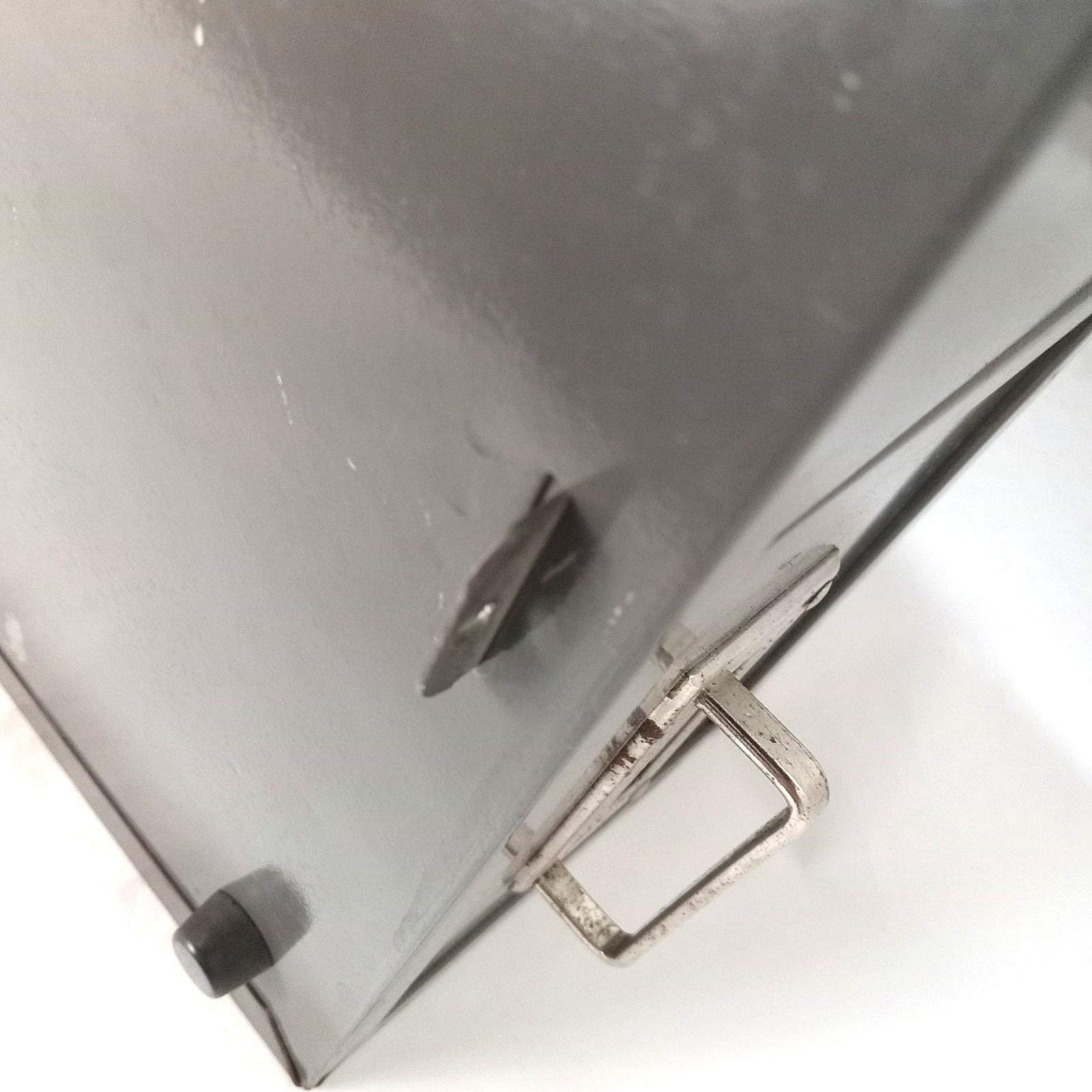 Vintage ASCO 2 Drawer Steel Index Card Cabinet Filing Cabinet