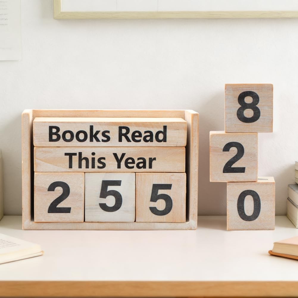 Books Read This Year Counter, Book Counter Sign Up to 999 Bookish Accessories…