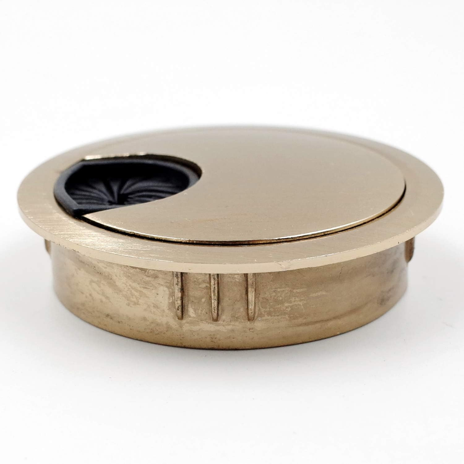 Jetland Desk Grommet for Wire Organizer – Brushed Golden, 2-3/8″ Hole, GBG60, 2