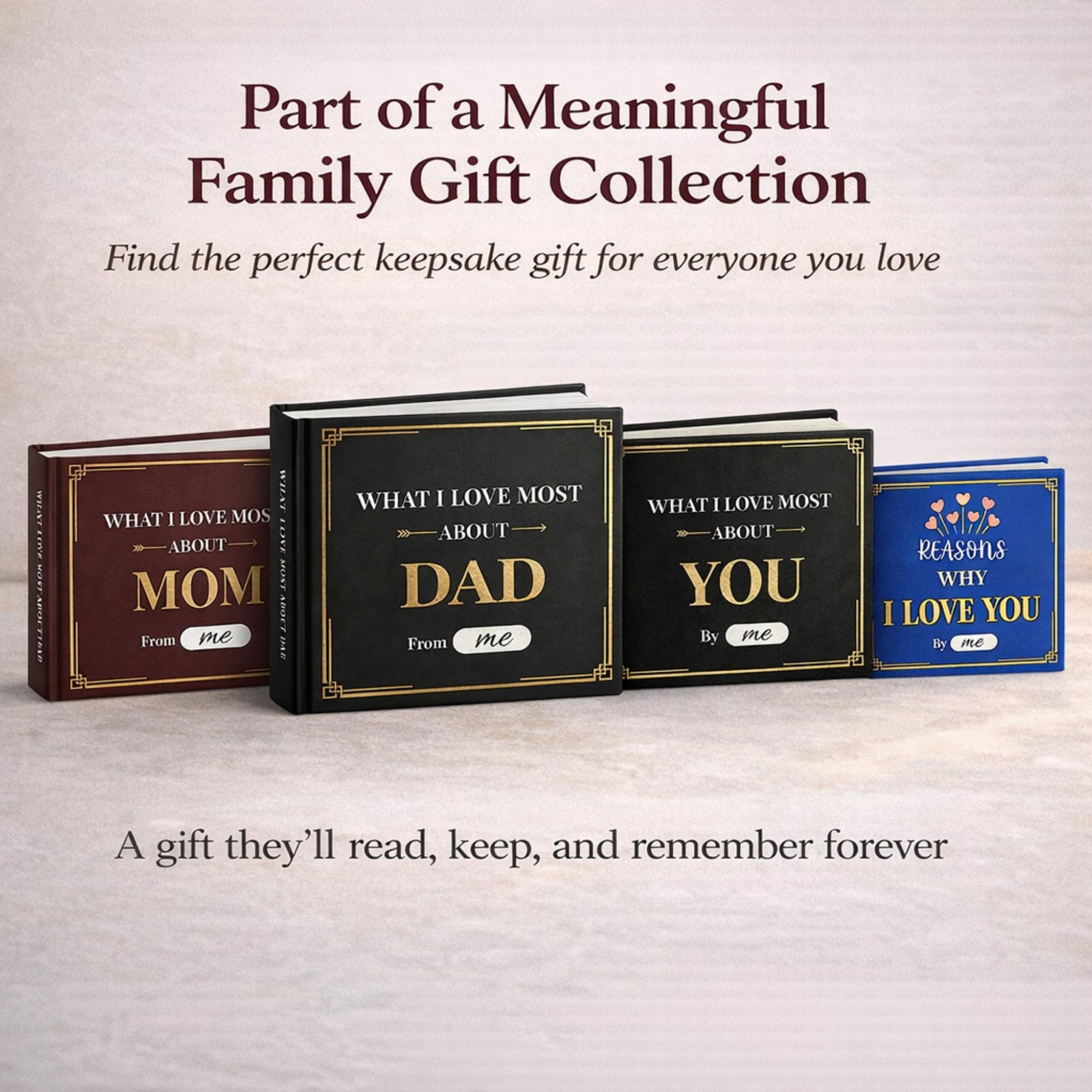 What I Love about You Book: Meaningful Gift for 6.2 x 5 x 0.4 inches, Black