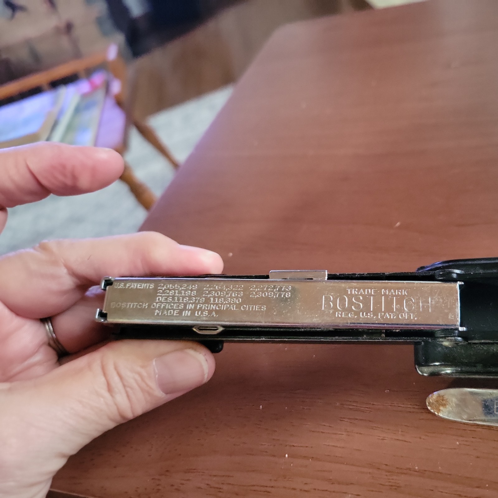 VTG Bostitch B8 Stapler With Stapler Remover Black 5 1/2 Inch Desktop Office