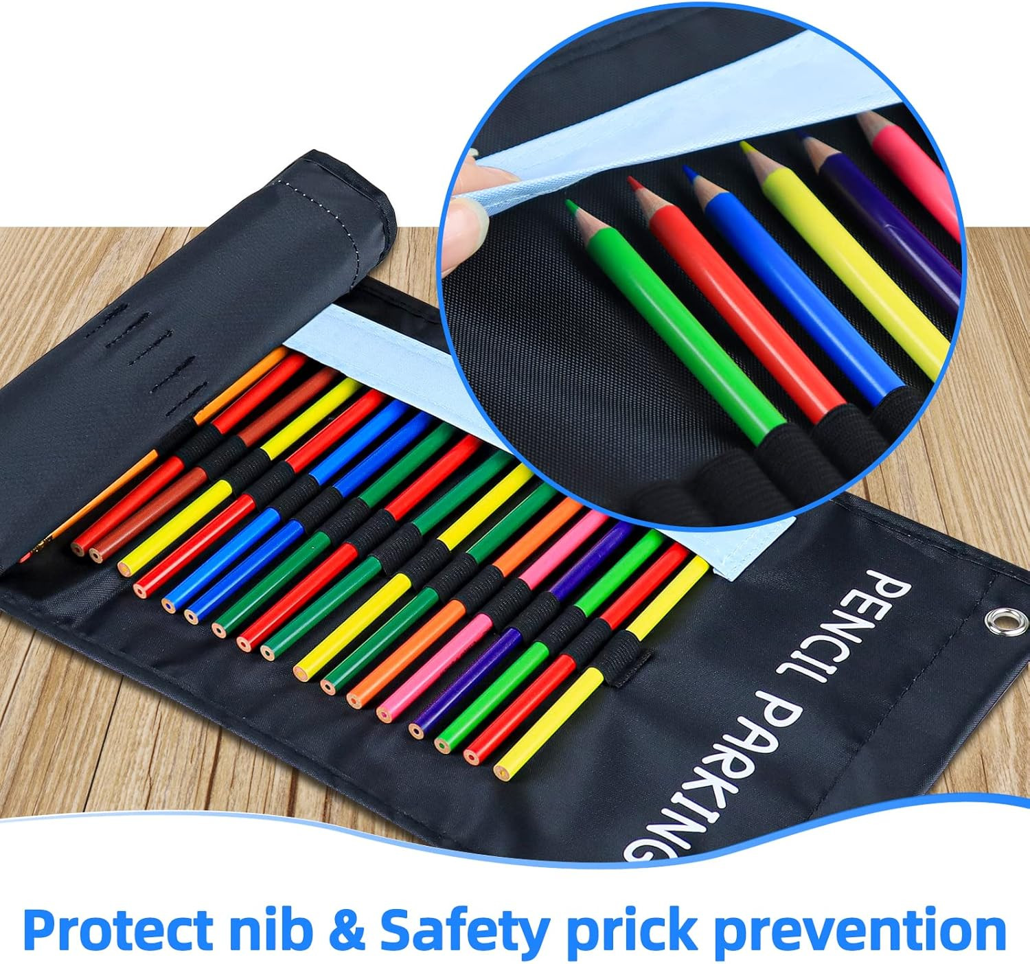 2-Pack Pencil Parking for Classroom, Pencil Holder for Desk Organizer