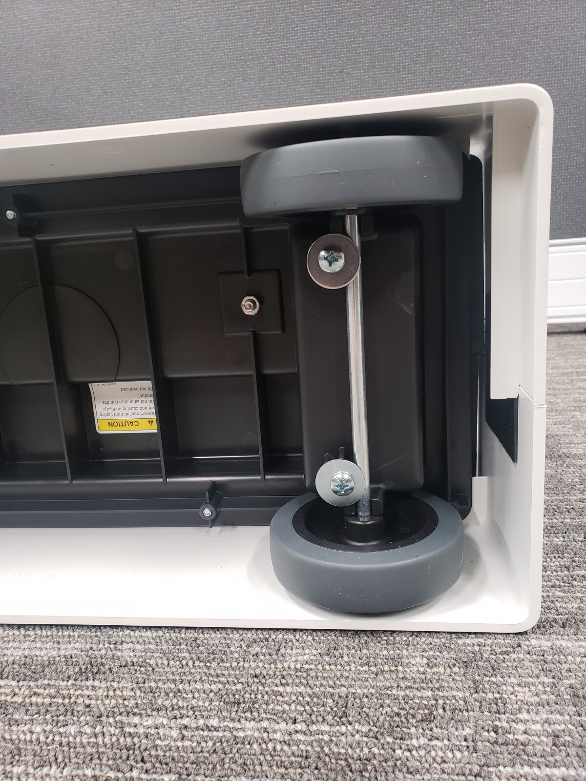 Steelcase SOTO Mobile Desk Caddy on Casters Workspace Storage 23.75 x 21 x 9.5