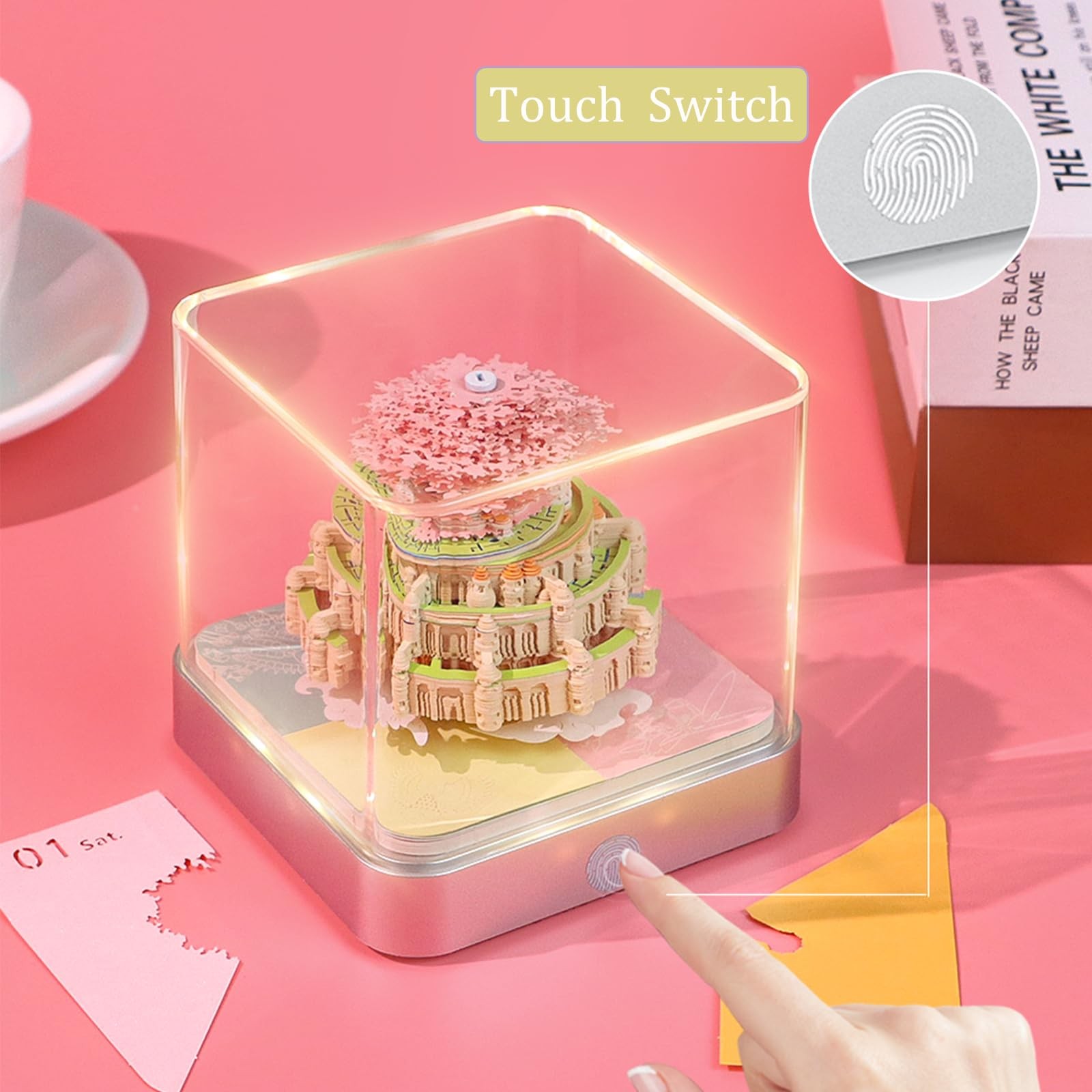 3D Calendar 2026, Time Piece Tear-Away Castle in the sky