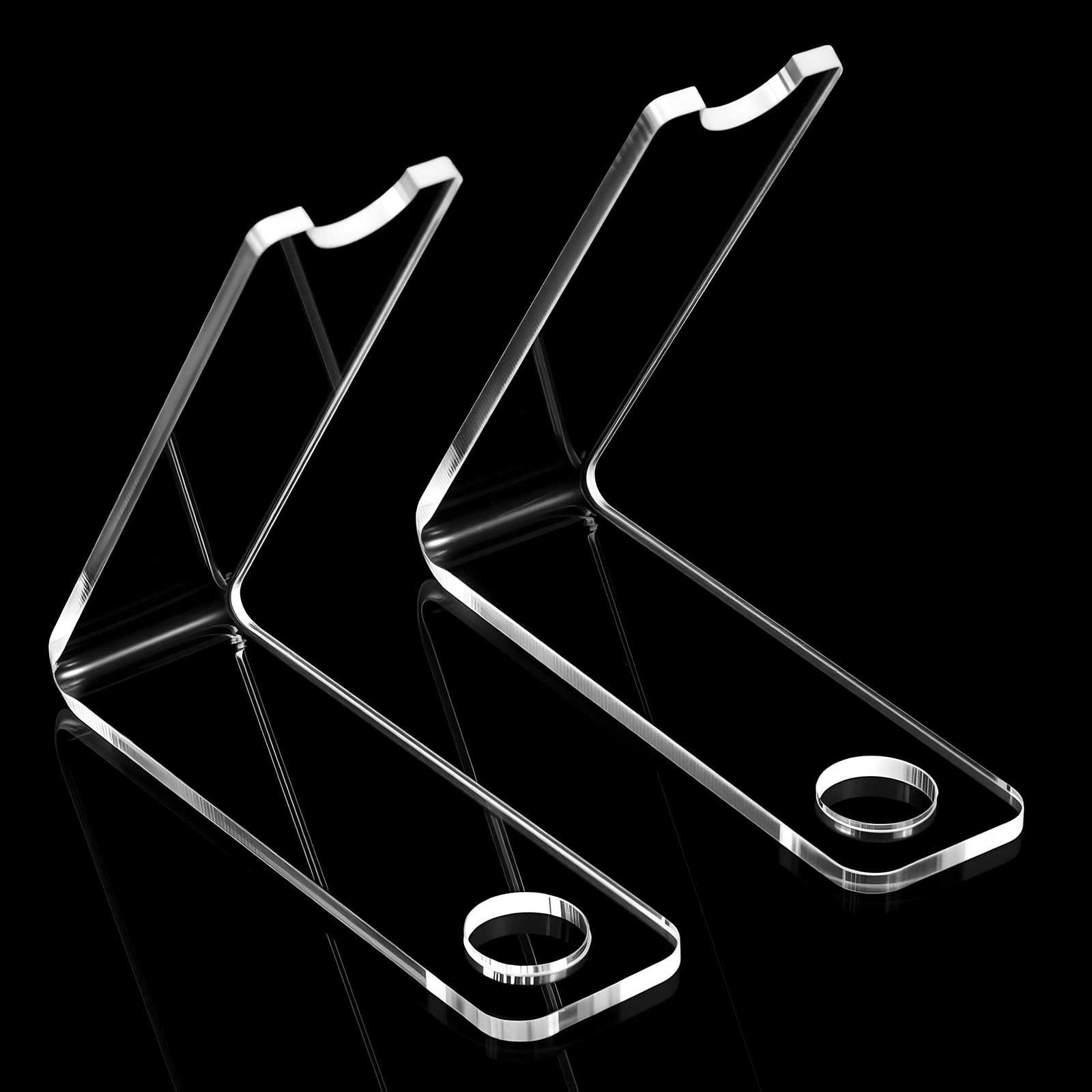 2 Pcs Acrylic Pen Display Stand, Clear Acrylic Single Pen Holder, Transparent…
