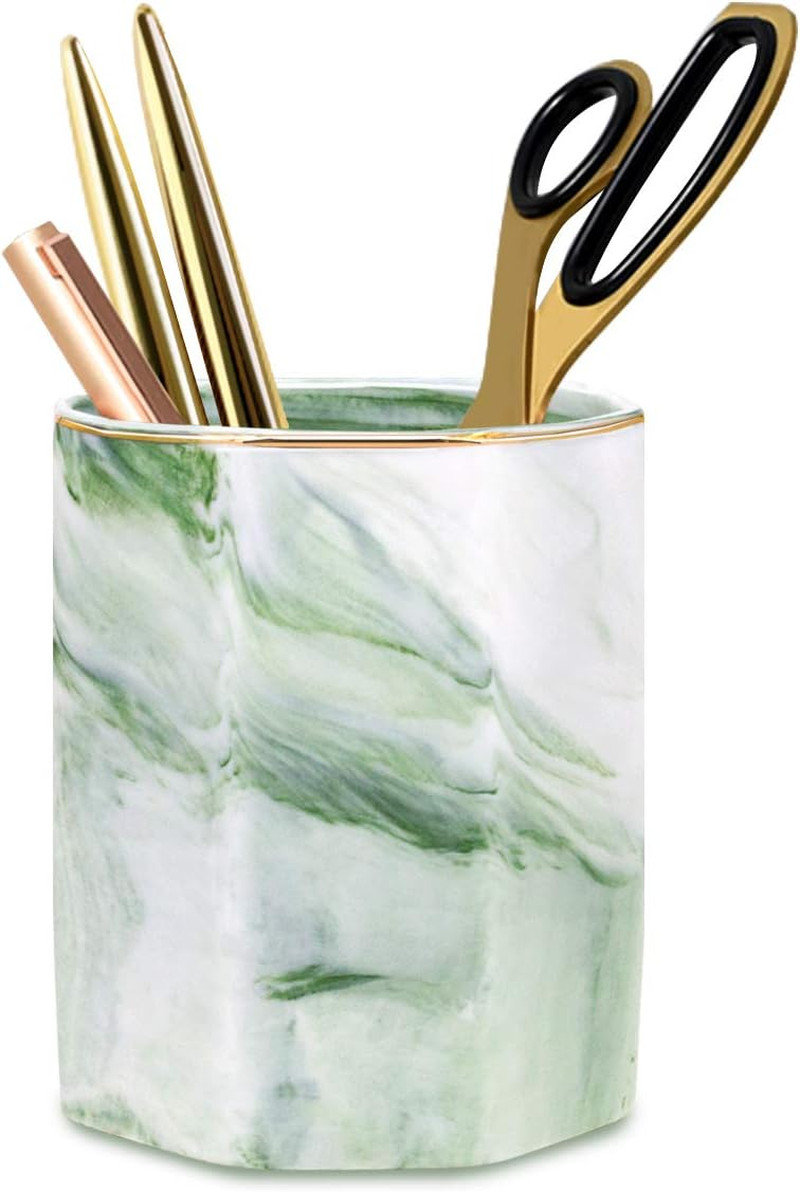 Pencil Holder, Pencil Cup for Desk, Makeup Brush Holder Cup, Cute Pencil Stand M