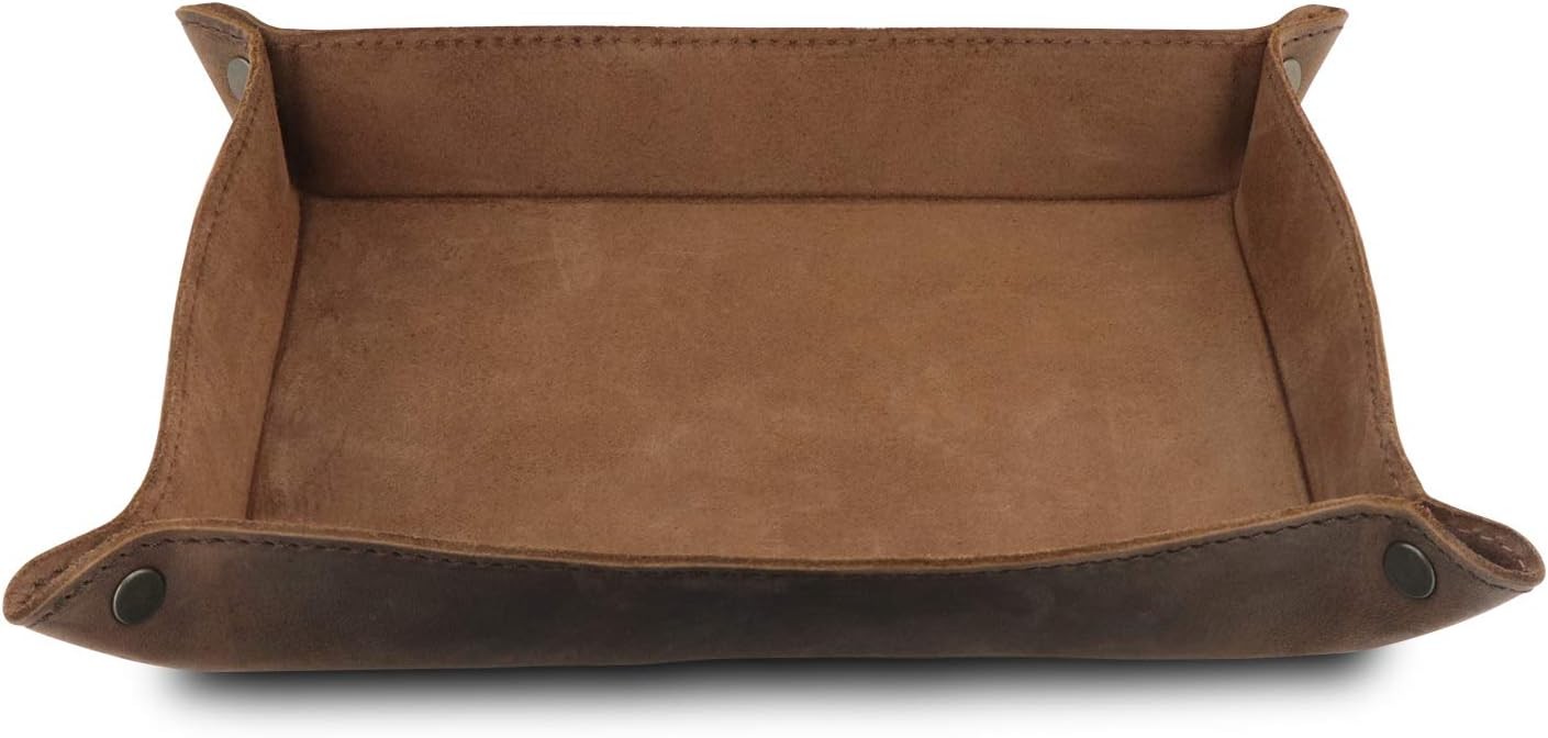 Genuine Leather Tray Organizer Practical Lightweight Water Resistant NEW