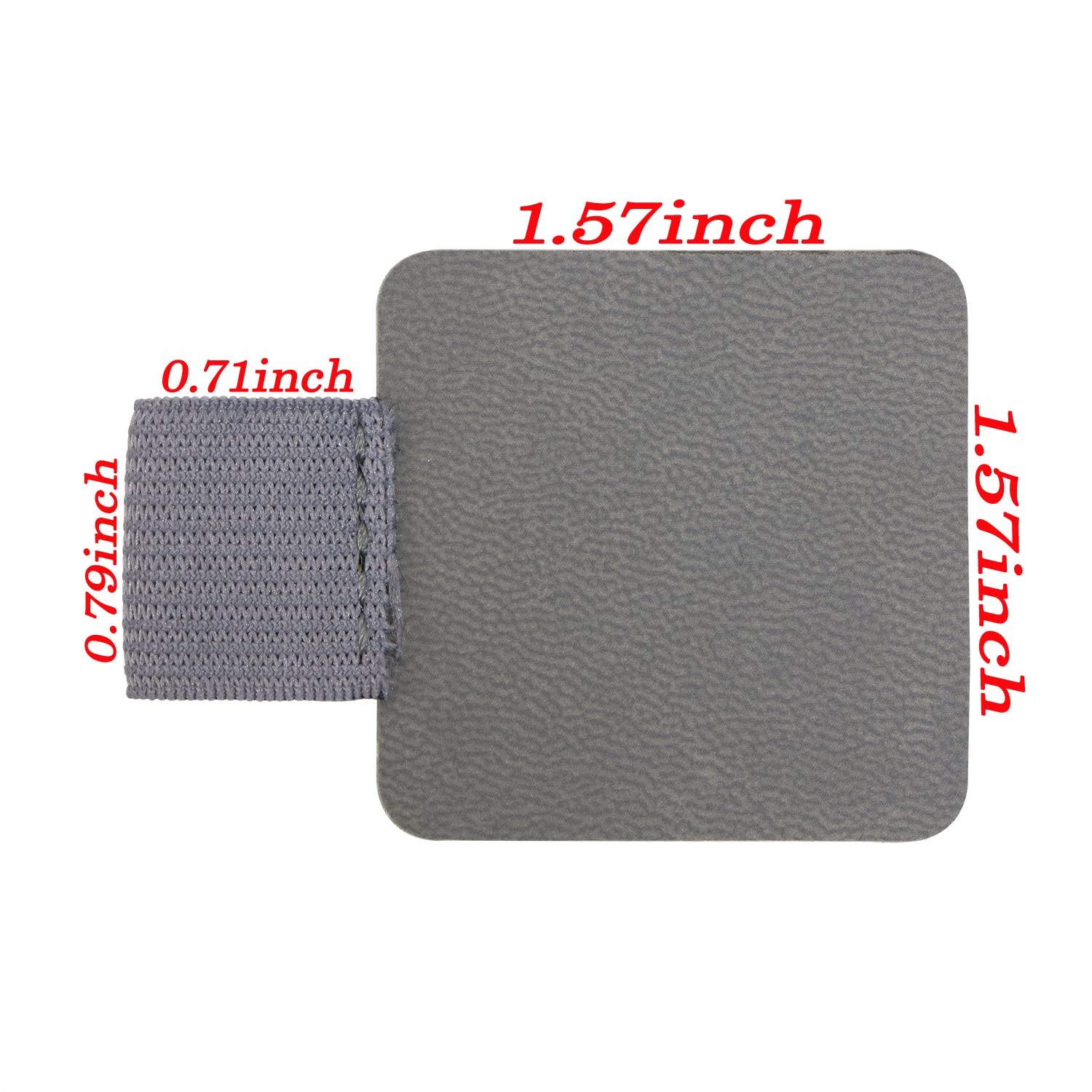 3 Pcs Self-adhesive Leather Pencil Elastic Loop, Square PU Leather Pen Clip, …