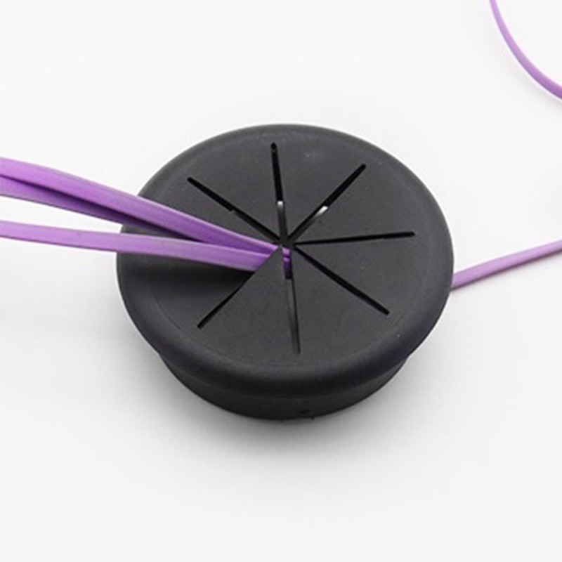 2 Inch Flexible Desk Grommet,Organize Wires and Cables on Office Equipment