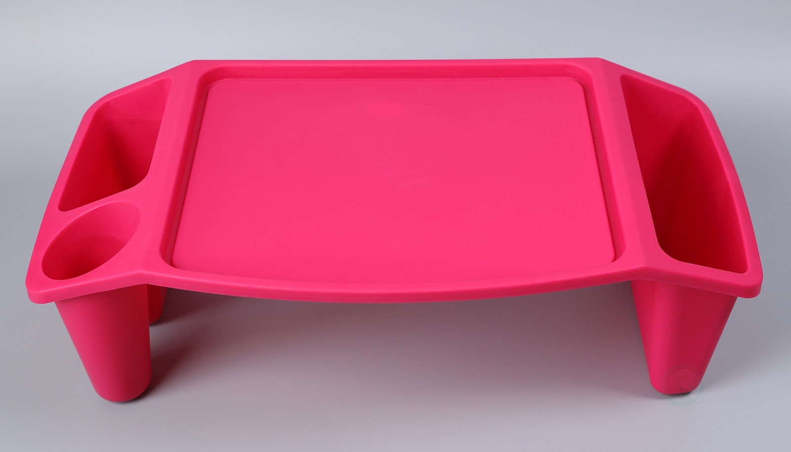 Basicwise Kids Lap Desk Tray Portable Activity Table Pink Red