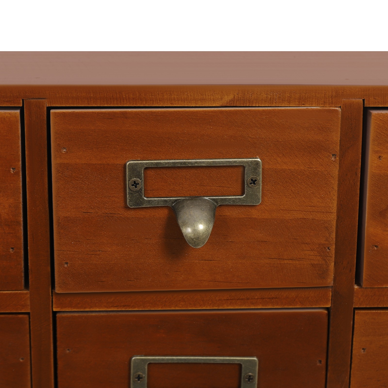 Desk Organizer with Drawers Wooden Desktop Storage Cabinet Storage Box 64 Drawer