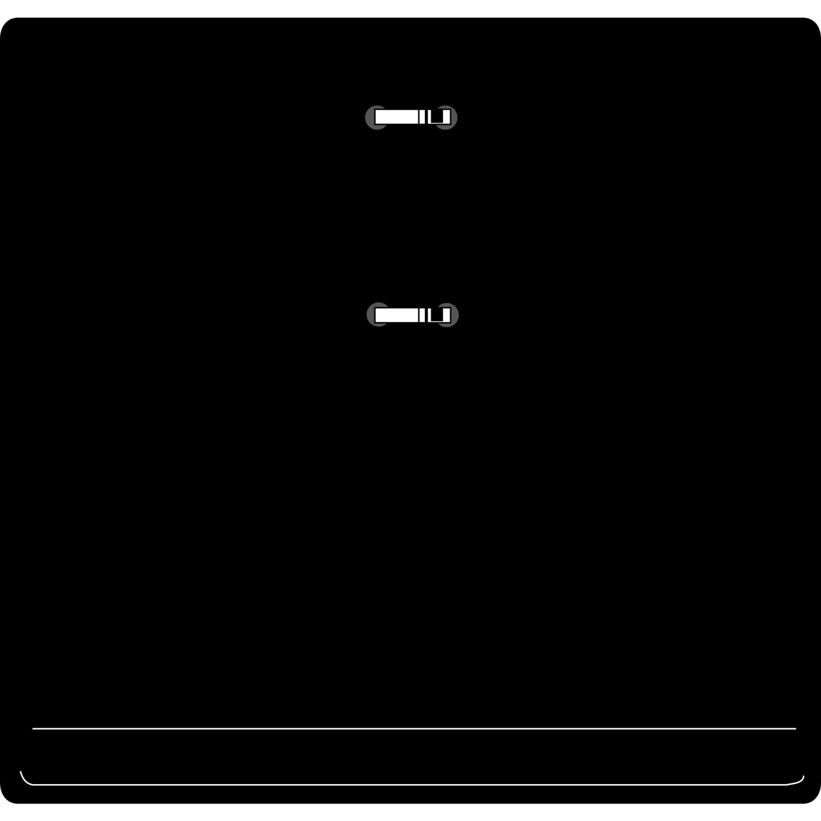 E1700 Black LooseLeaf Desk Calendar Base Fits 3.5×6 Inch Page Size