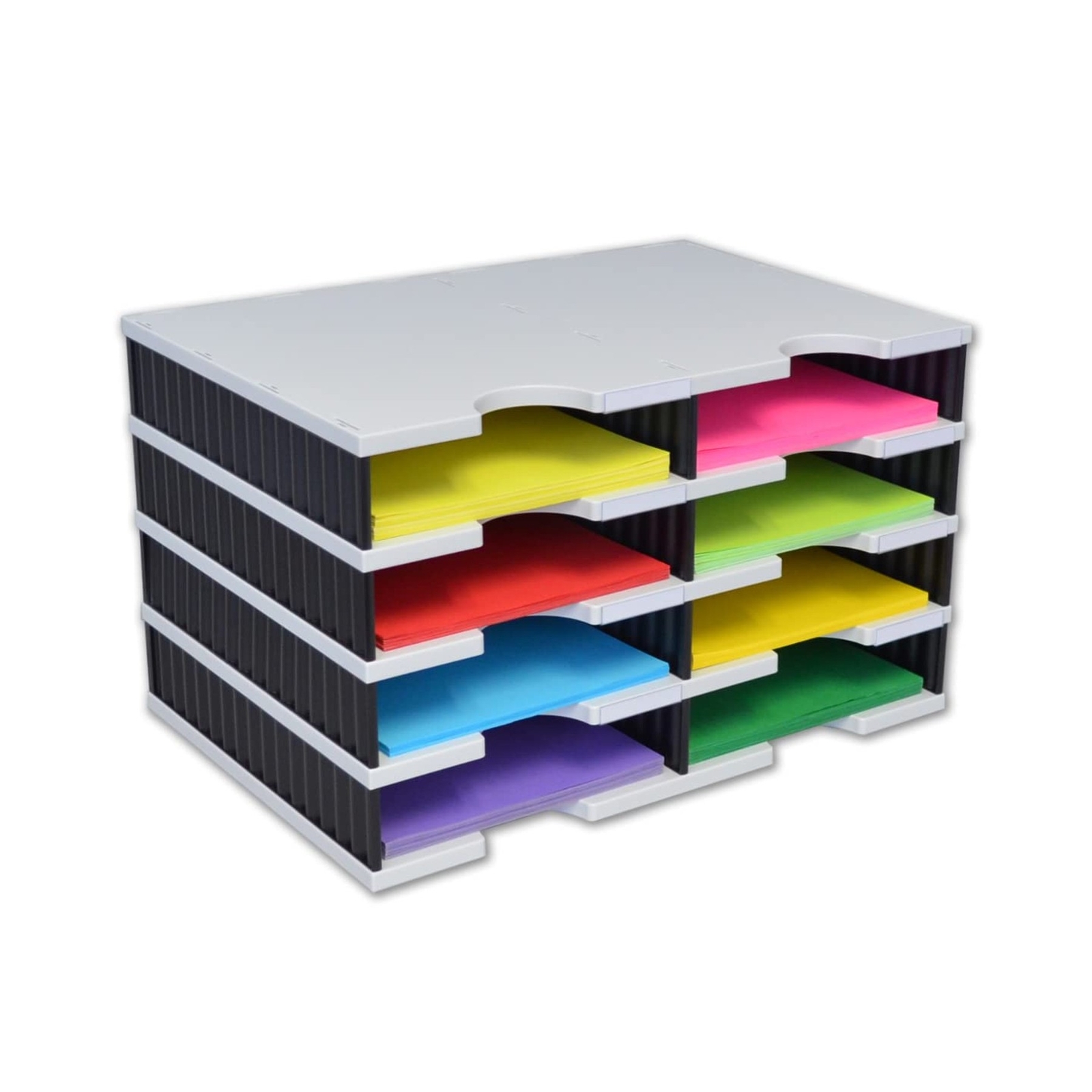 Ultimate Office TierDrop Desktop Organizer/Forms Mailroom Classroom Sorter, 8…