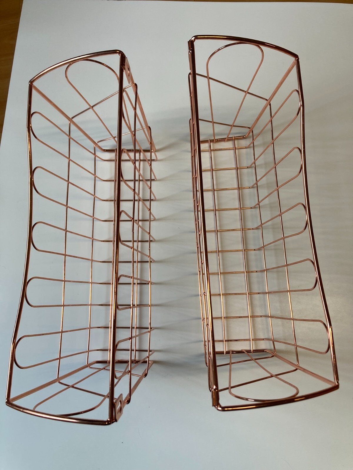 Rose Gold Desk Organizers Office Set Metal