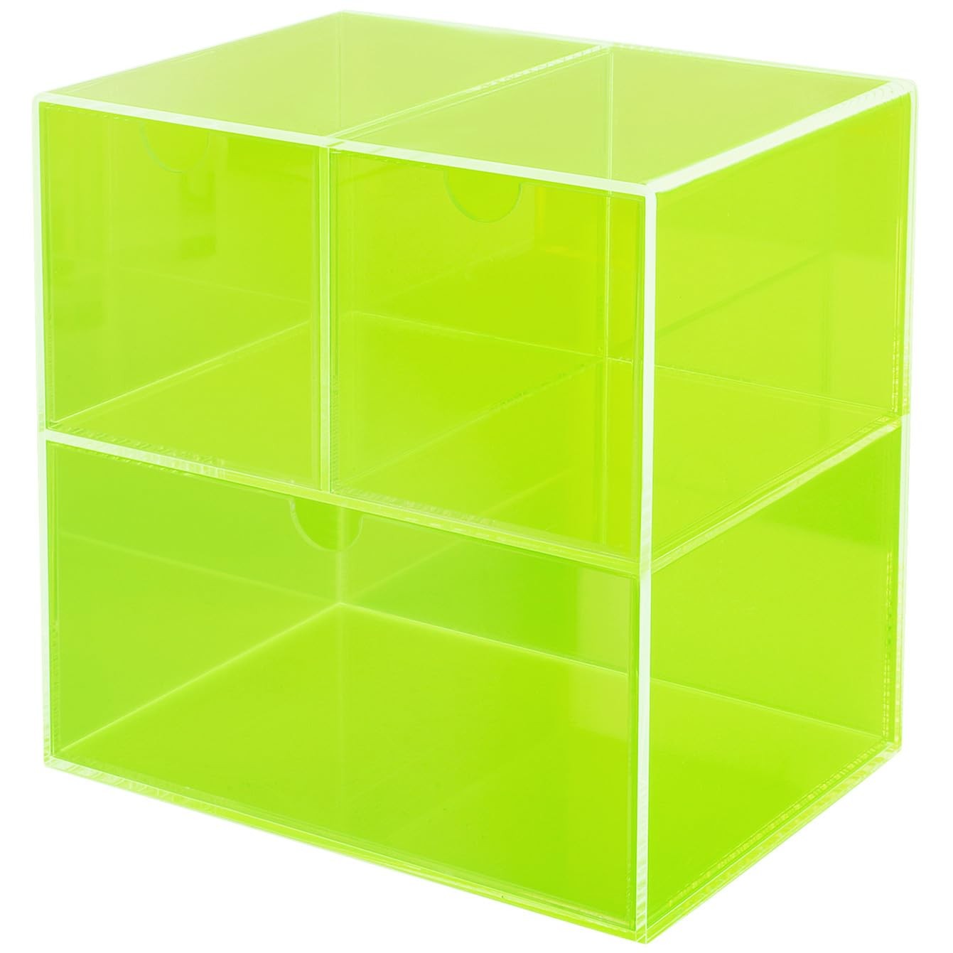 Desk Organizer with 3 Storage Drawers for Makeup Office Acrylic Desktop Drawe…