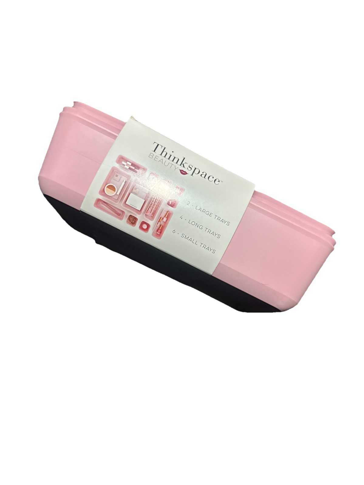 Thinkspace 12-Piece Organizer Tray Set Pink New